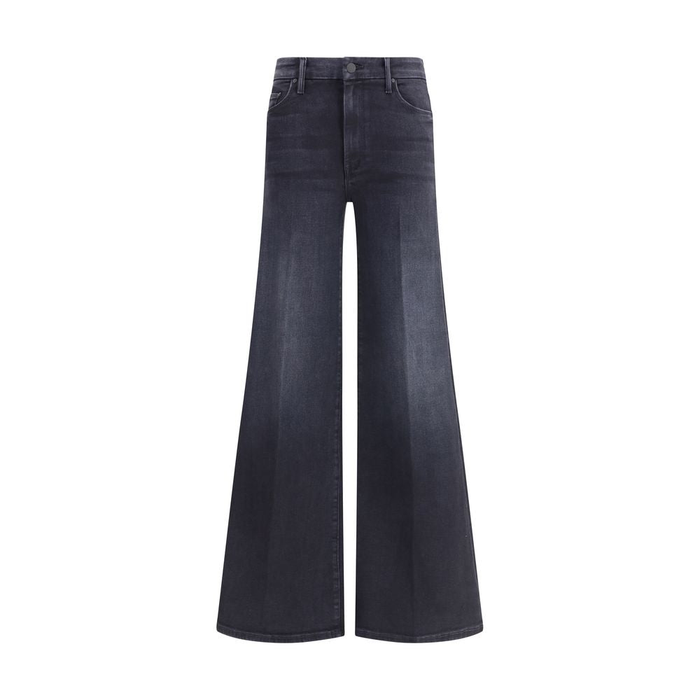 Mother Denim Wide Leg Stretch Cotton Jeans