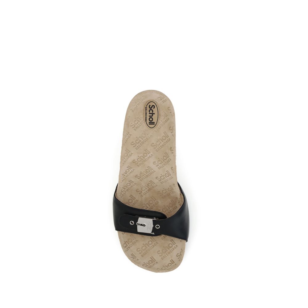 Balenciaga x Scholl Sandals - Ergonomic Comfort Meets Contemporary Style