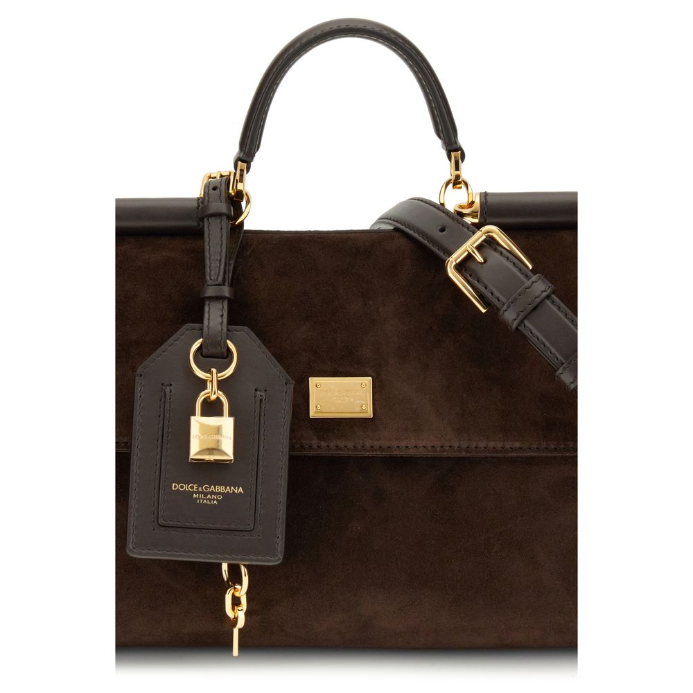 Dolce & Gabbana Brown My Sicily Handbag