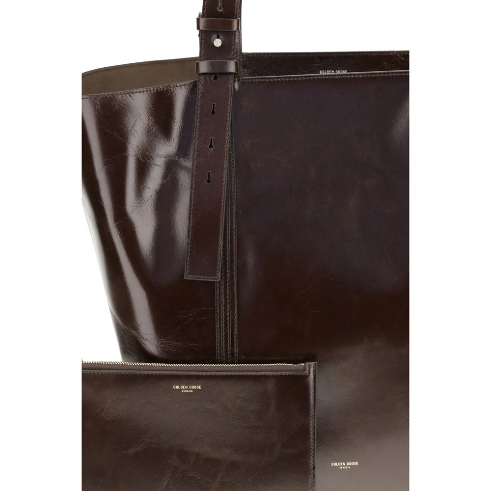 Golden Goose Leather Tote Bag - Urban Chic and Functionality Combined
