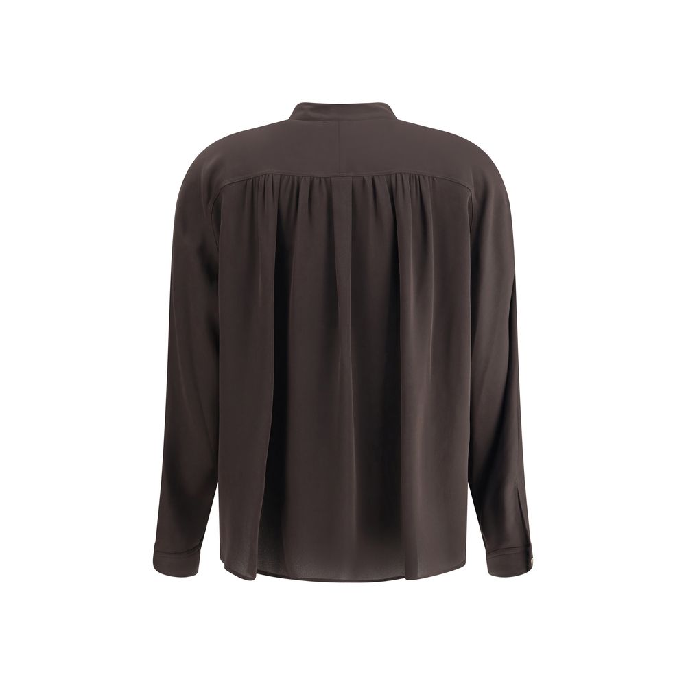 Giorgio Armani Double-breasted Silk Shirt