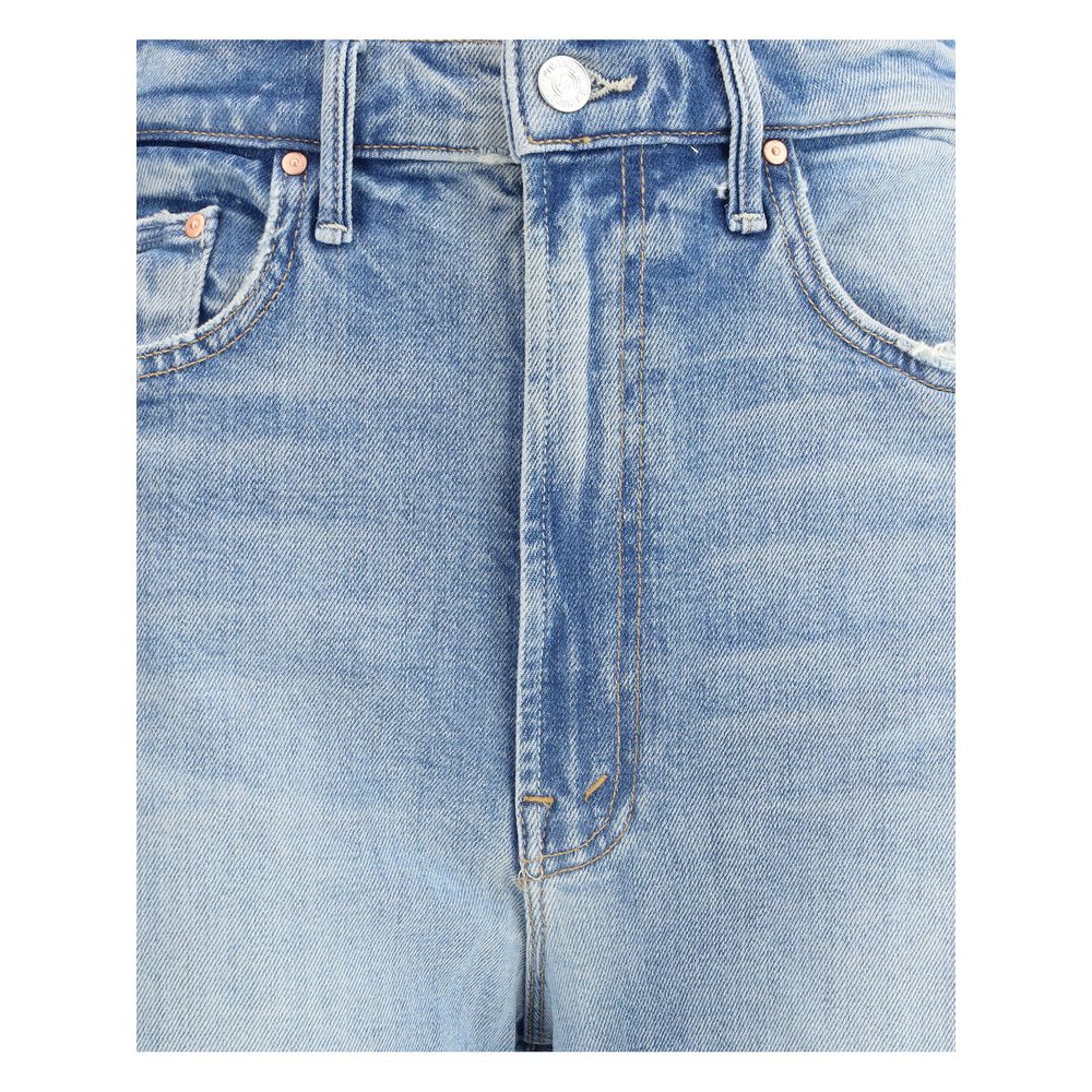 Mother Denim Half-Pipe Cropped Jeans