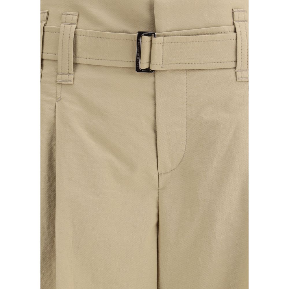 Brunello Cucinelli Pleated Crop Pants