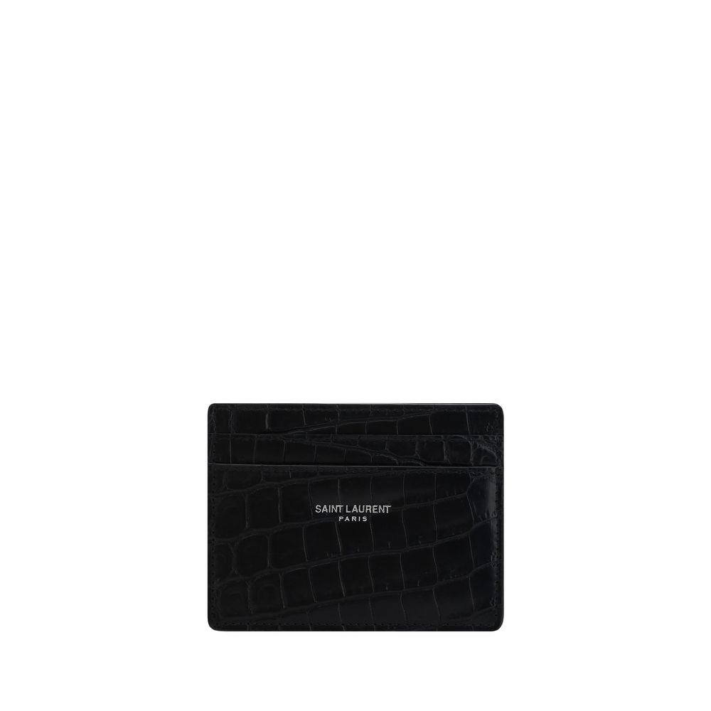 Saint Laurent Calfskin Card Holder