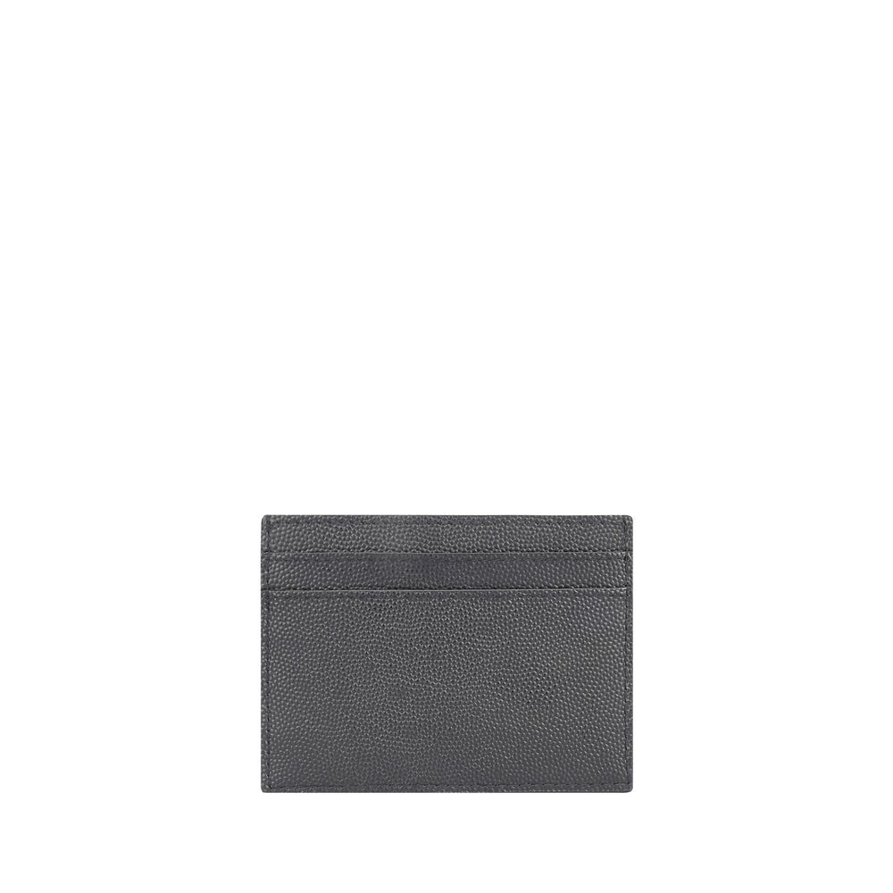 Saint Laurent Black Calfskin Card Holder