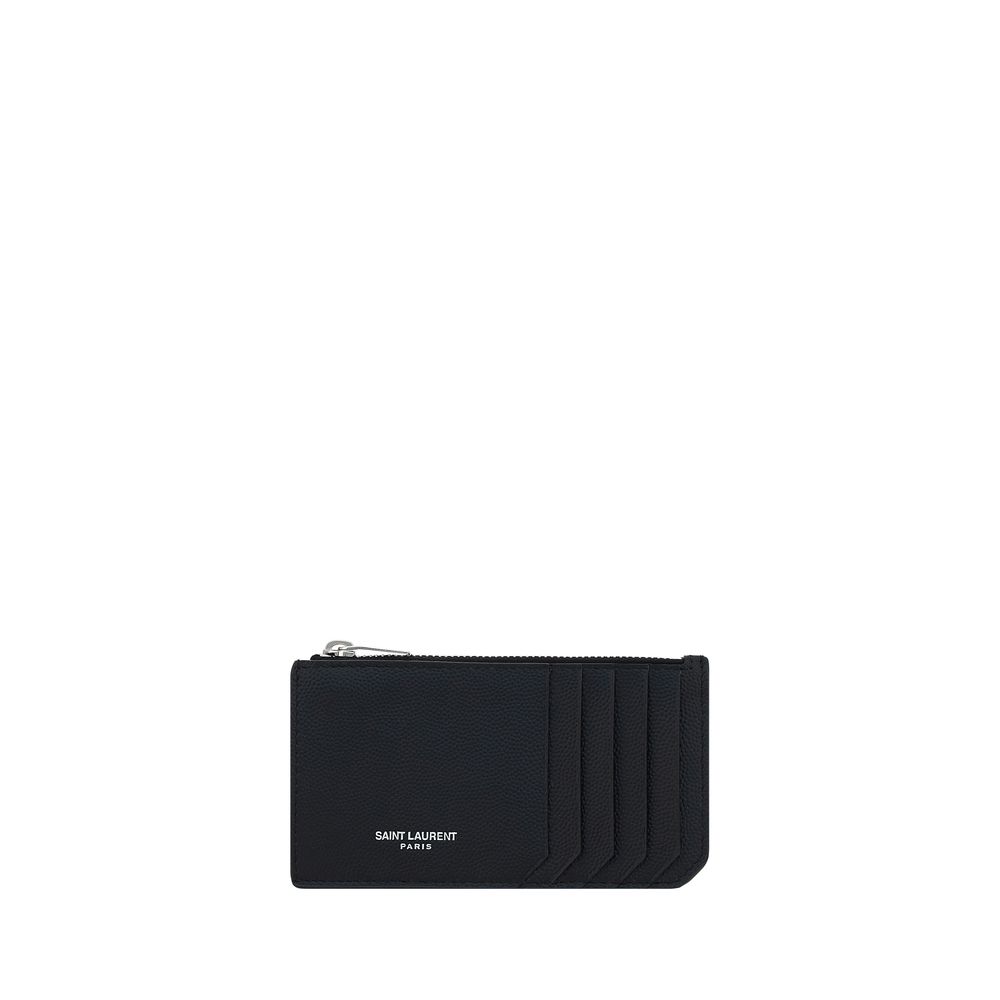 Saint Laurent Calfskin Card Holder