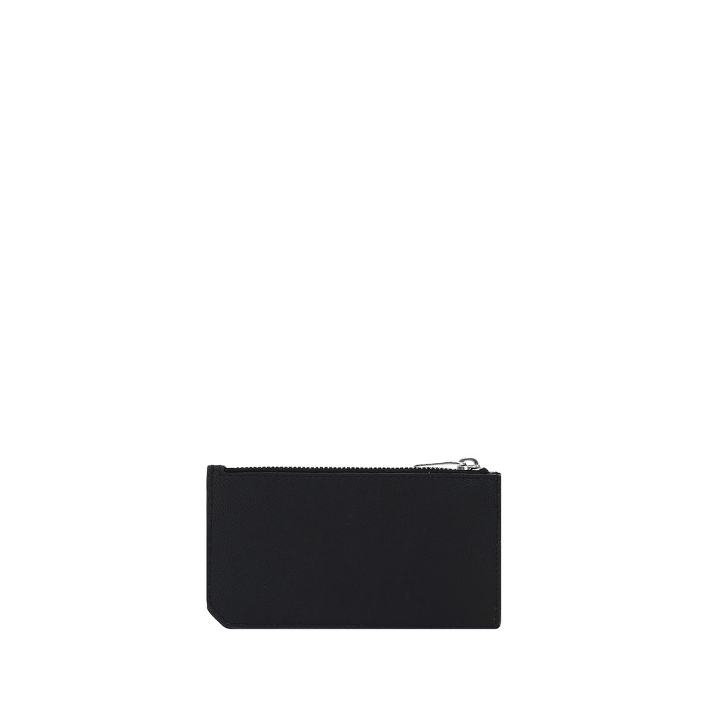 Saint Laurent Calfskin Card Holder