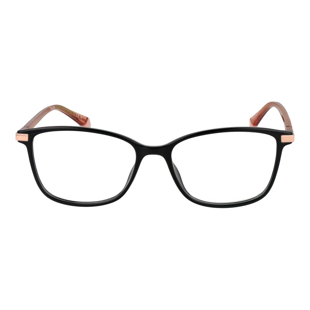 Polaroid Unisex Black Optical Frames – Rectangle Full-Rim