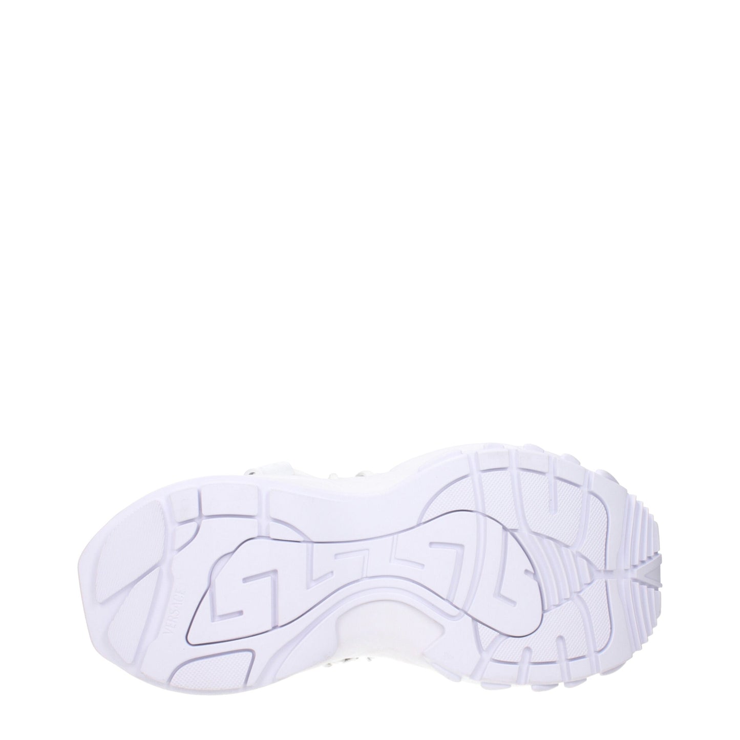 Versace White Leather Low Tops - Iconic Statement Sneakers