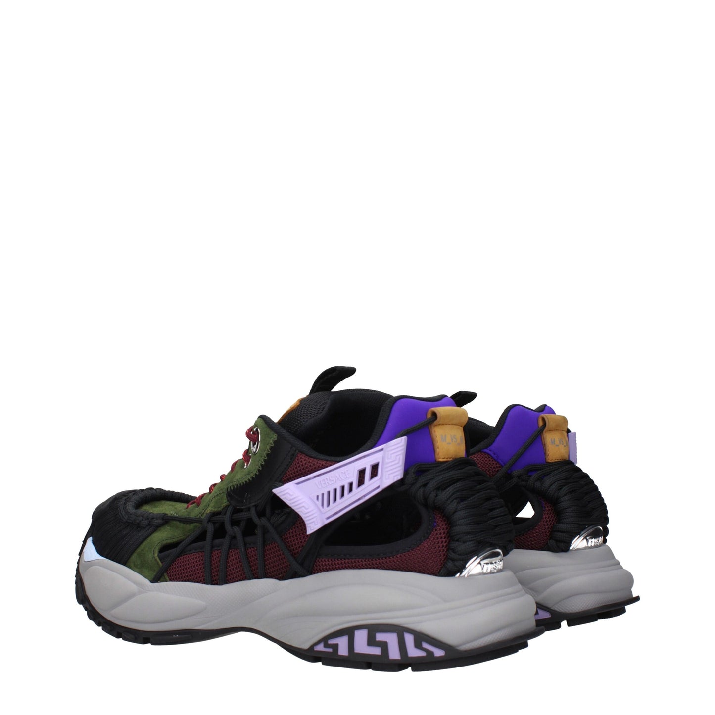 Versace Multicolor Leather Athletic Sneakers – A Bold Statement in Style
