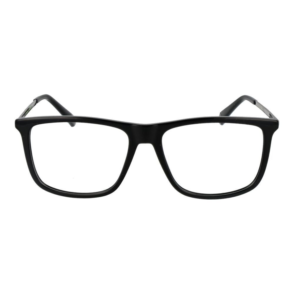 Polaroid Men's Optical Glasses – Black Rectangle Frame, 55mm