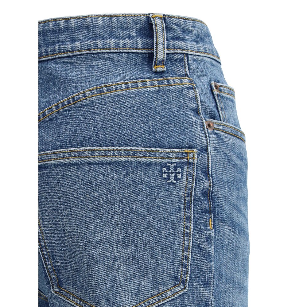 Tory Burch Cropped Flare Jeans