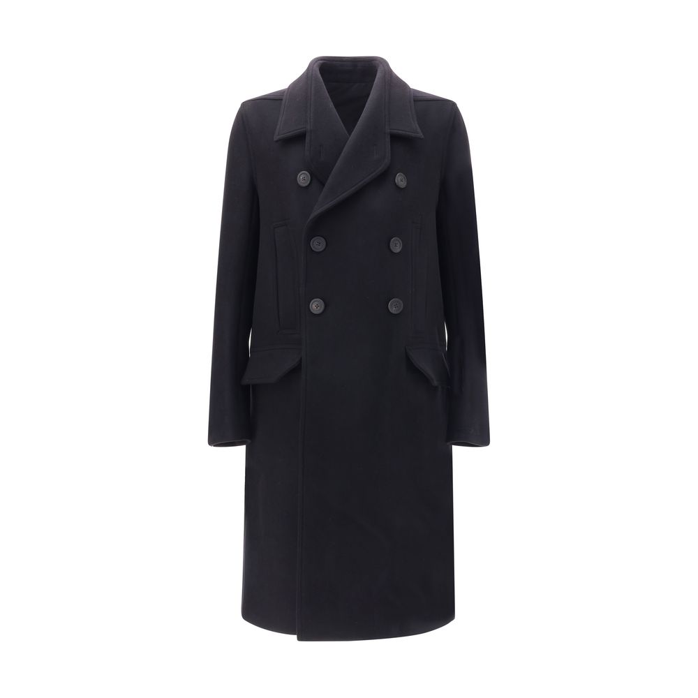 Rick Owens Officer Long Wool Coat