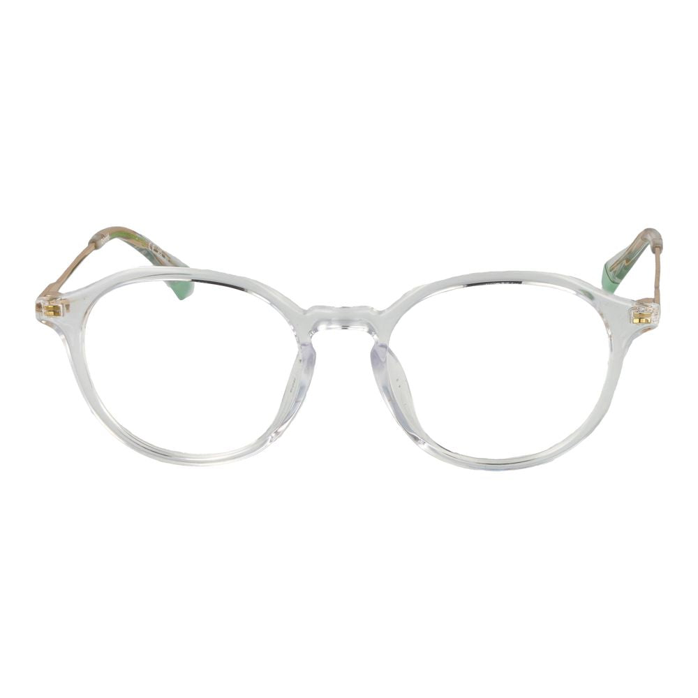 Polaroid Transparent Unisex Optical Frames – Panto Style, 49mm