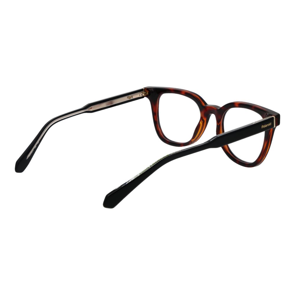Polaroid Women’s Optical Frames – Brown Square Full-Rim