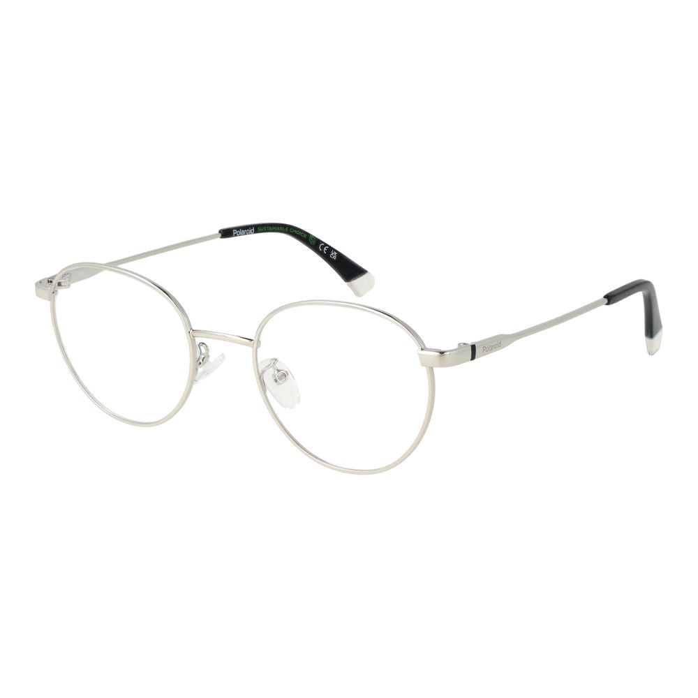 Polaroid Silver Unisex Optical Frames – Full-Rim Design