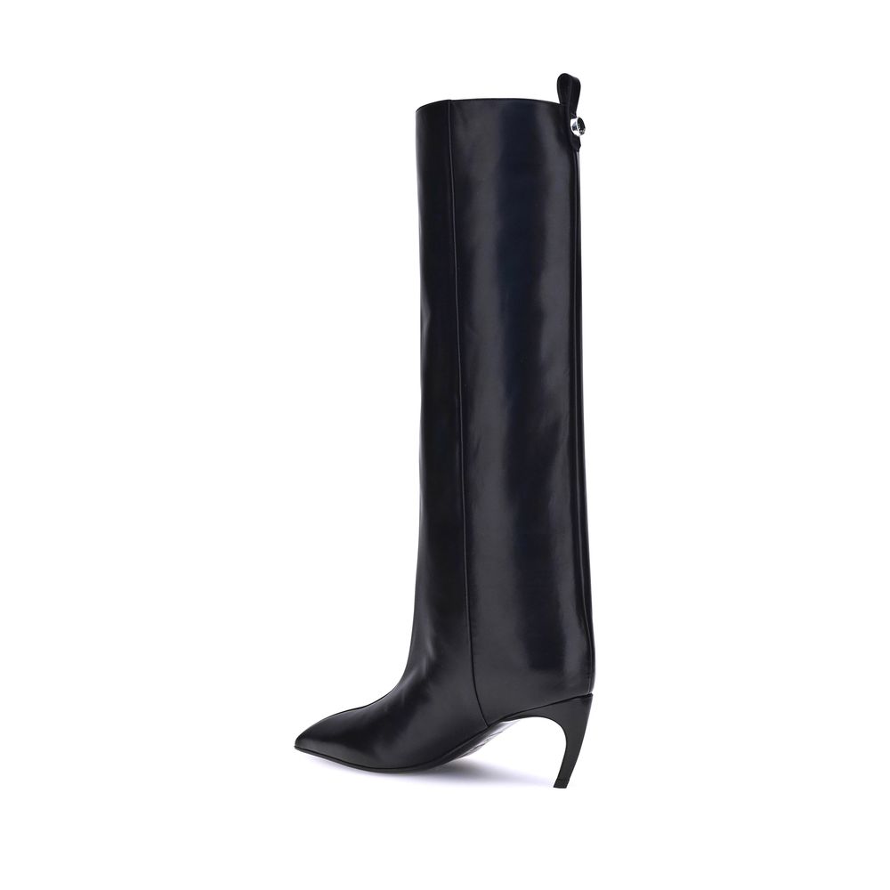 The Attico High Leather Boots