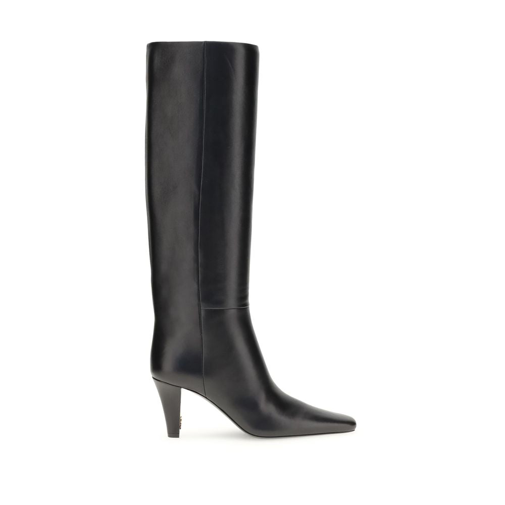 Saint Laurent High Leather Boots