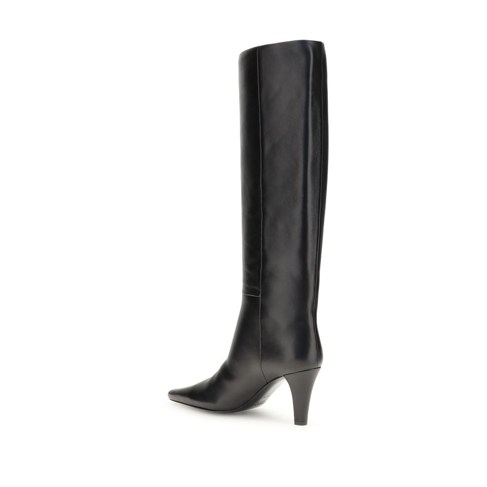 Saint Laurent High Leather Boots