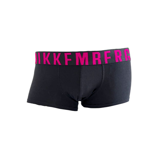 Bikkembergs Black Polyester Boxer with Branded Band