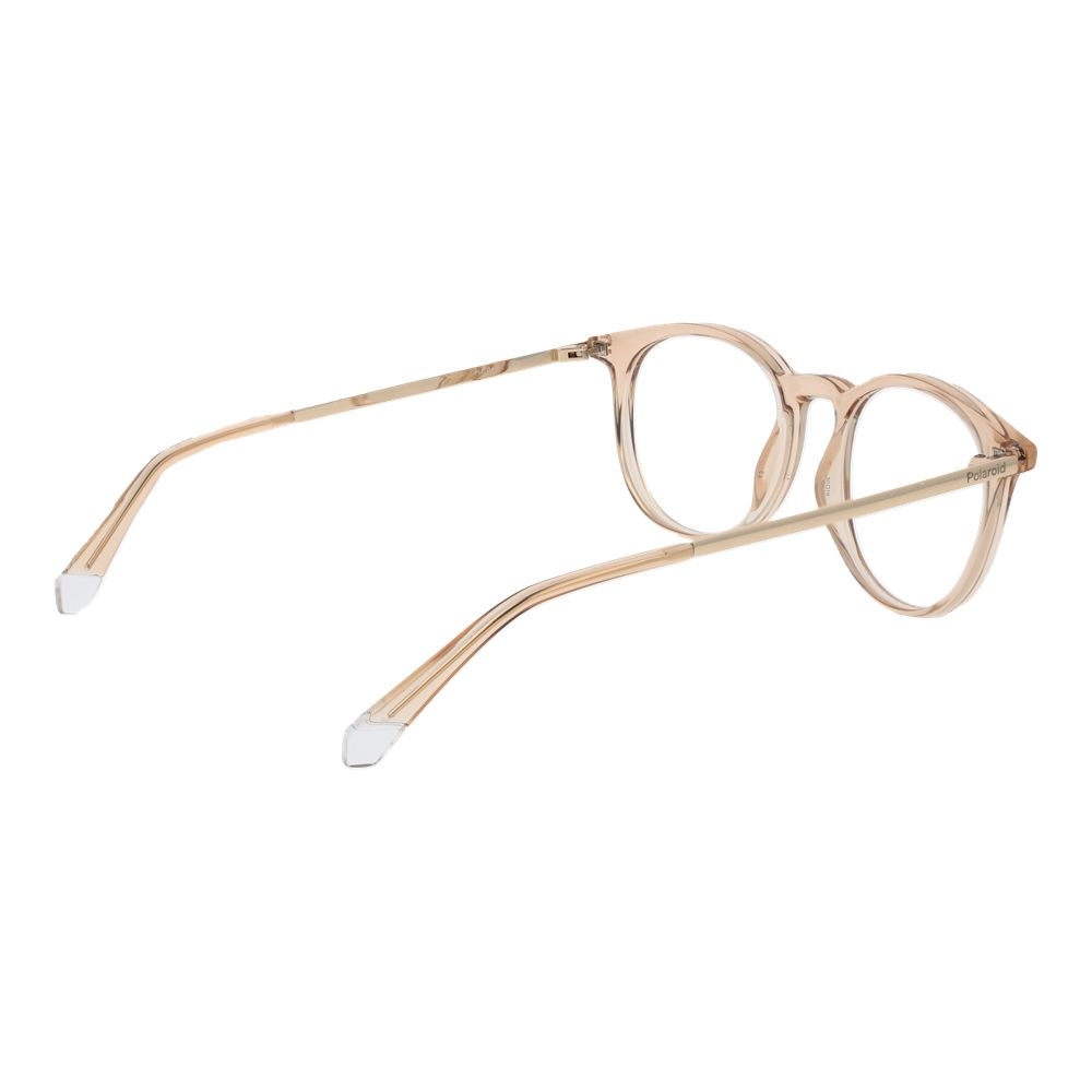 Polaroid Beige Unisex Optical Frames – Full-Rim, 50mm