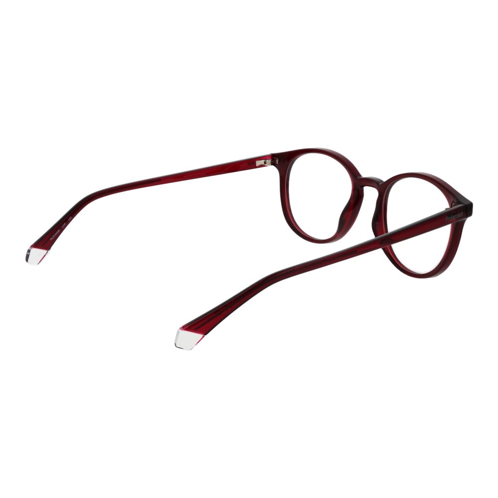 Polaroid Unisex Optical Frames – Burgundy Full-Rim, 50mm