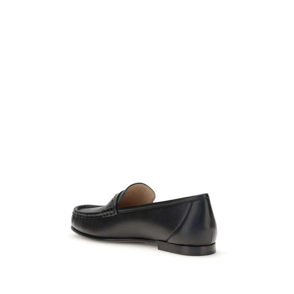 Chloé Black Leather Loafers for Men