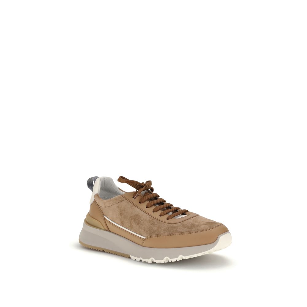 Brunello Cucinelli Leather Sneakers - Timeless Elegance and Comfort