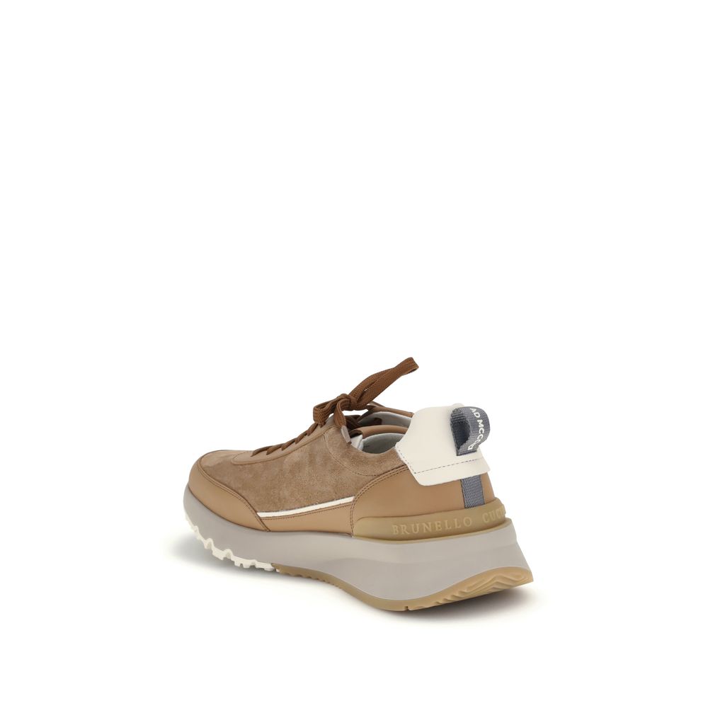 Brunello Cucinelli Leather Sneakers - Timeless Elegance and Comfort