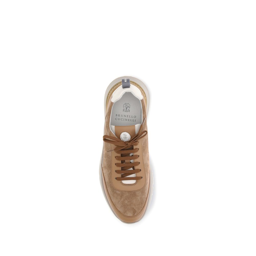 Brunello Cucinelli Leather Sneakers - Timeless Elegance and Comfort
