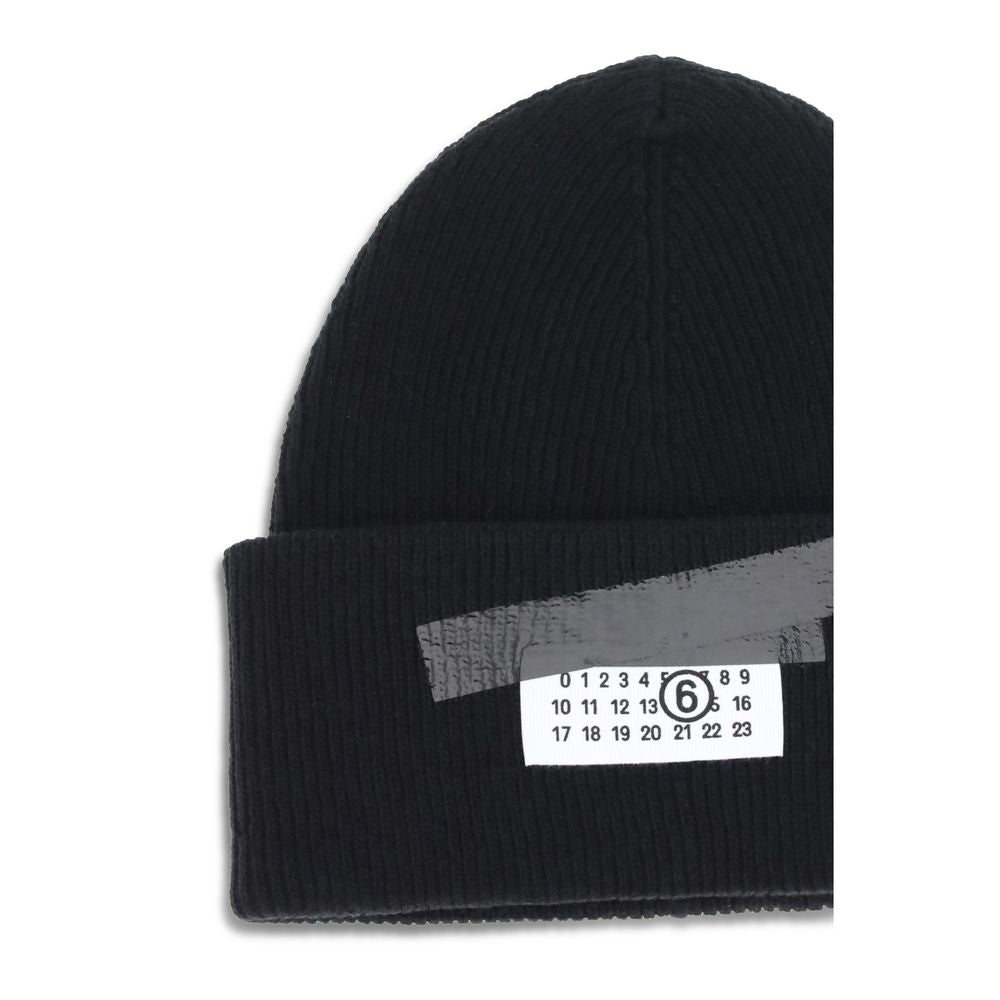 MM6 Beanie Hat - Modern Ribbed Design