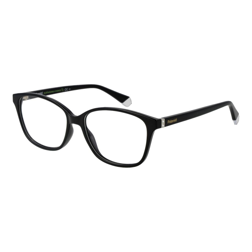 Polaroid Women's Optical Frames – Black Rectangle, 55mm
