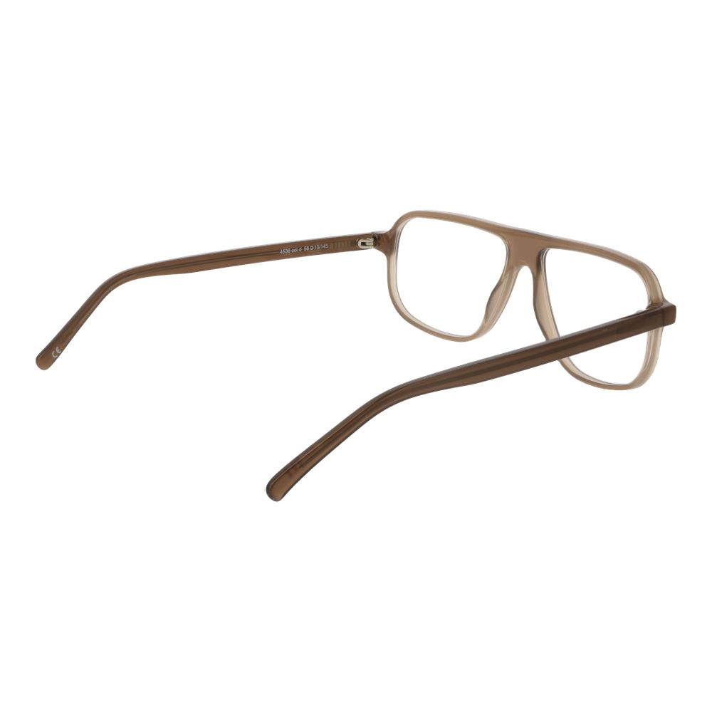 Andy Wolf Beige Unisex Optical Frames – Stylish Aviator Design