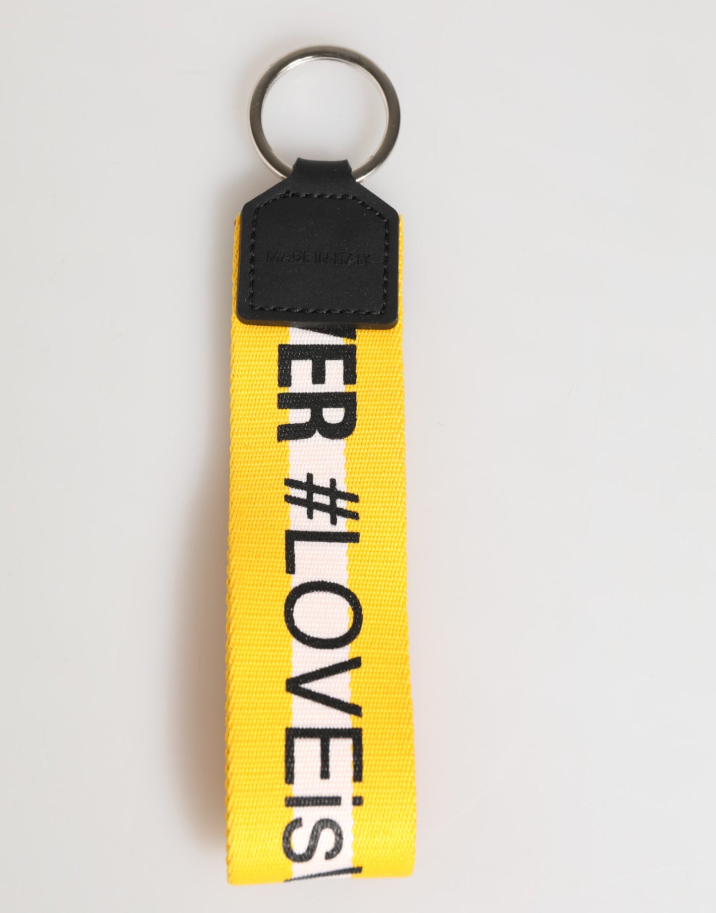 Dolce & Gabbana Yellow Logo Keychain