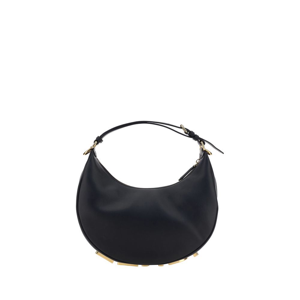 Fendi Black Smooth Leather Fendigraphy Bag