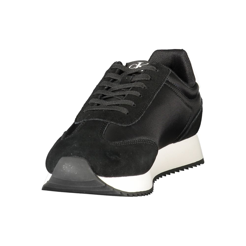 Calvin Klein Black Polyester Sneaker