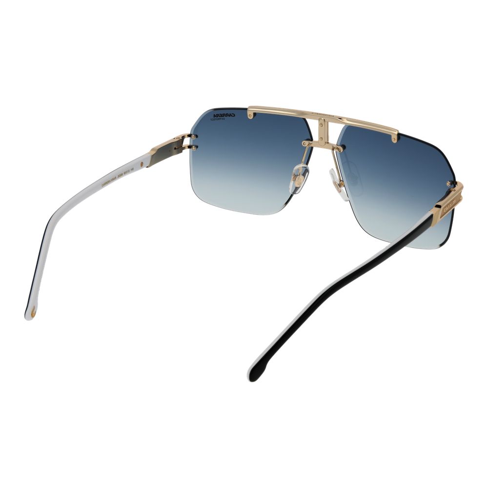 Carrera Gold Men’s Aviator Sunglasses – Rimless Design, 63mm