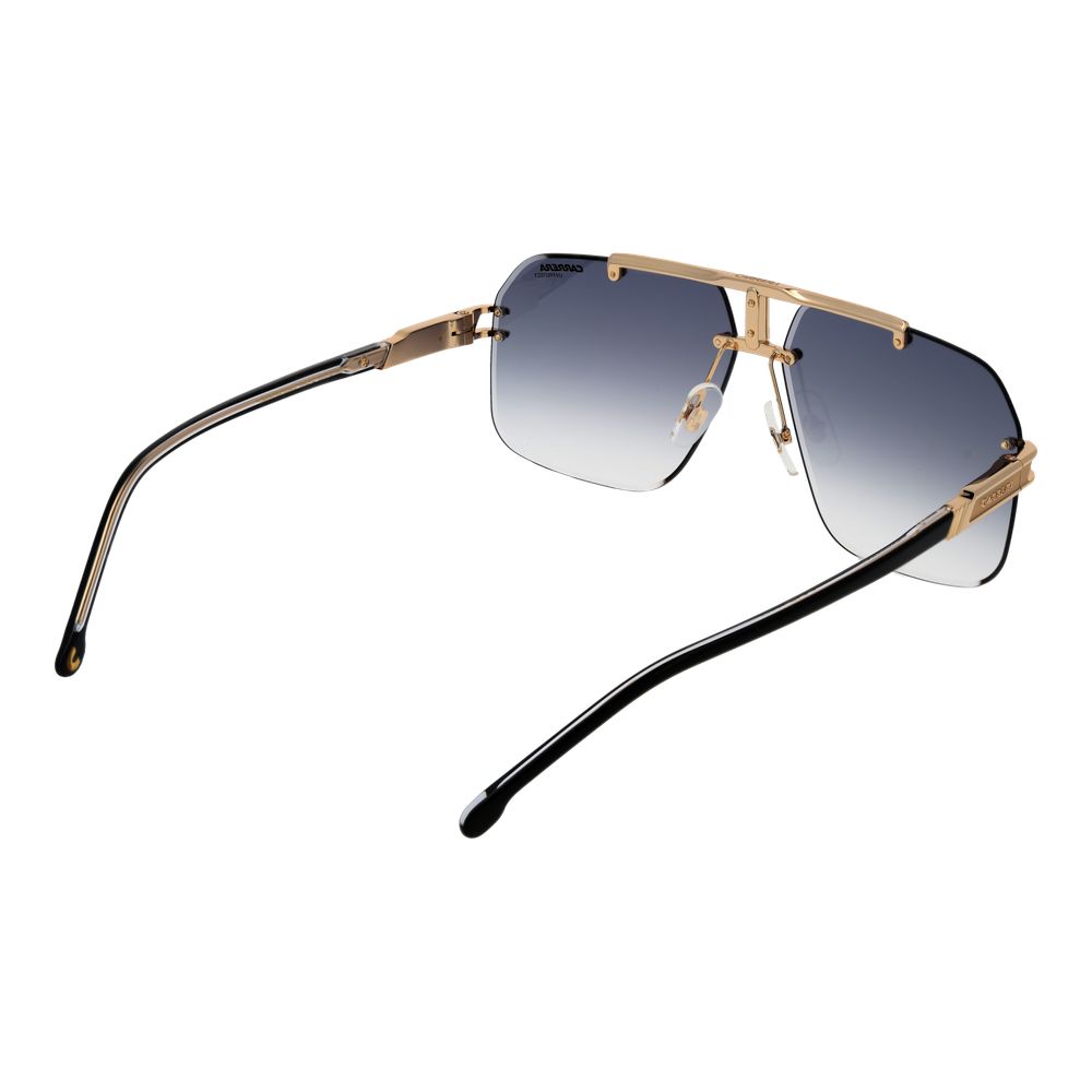 Carrera Gold Men’s Rimless Sunglasses – Grey Lenses, 63mm