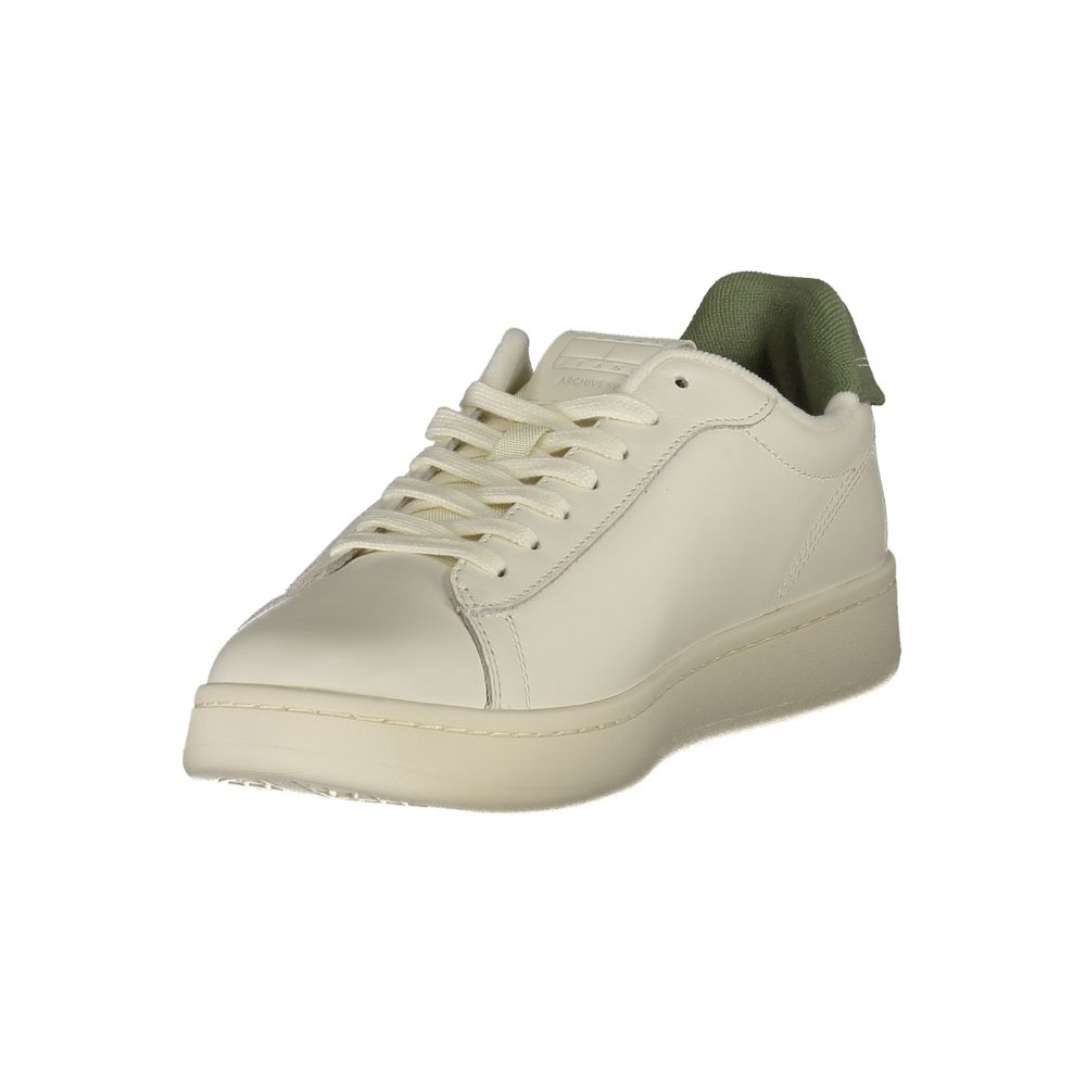 Tommy Hilfiger White Polyester Sneakers