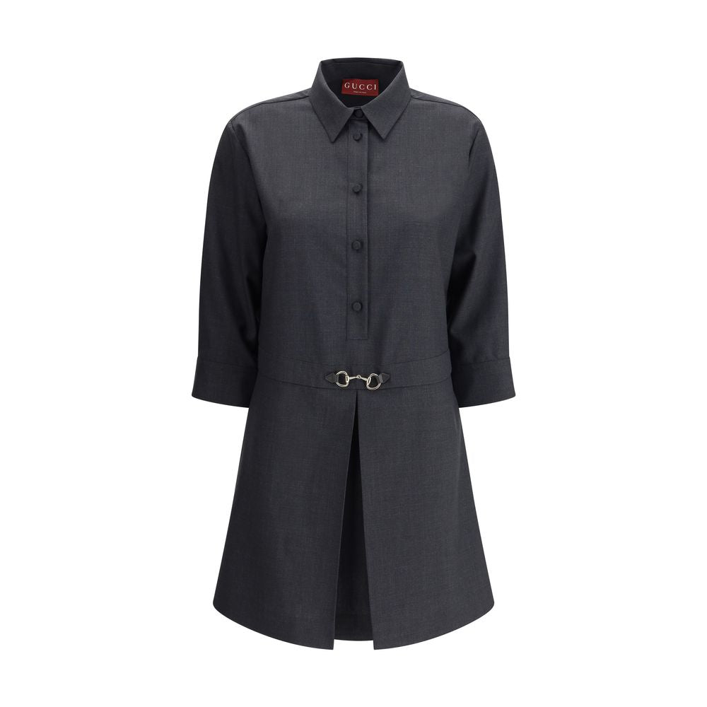 Gucci Chemisier Shirt Short Dress - Timeless Elegance Meets Modern Flair