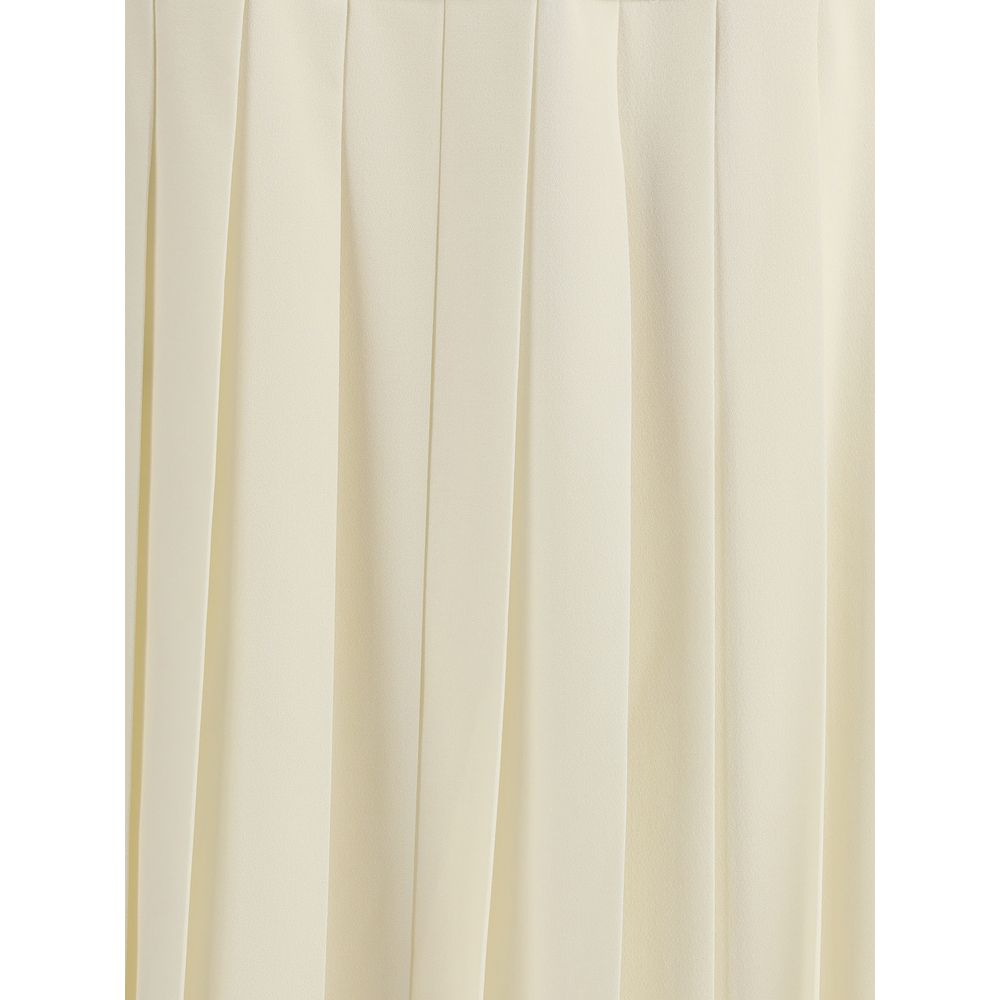 Alessandra Rich Pleated Midi Skirt