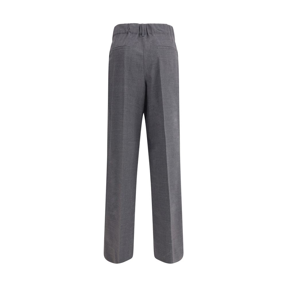 P.A.R.O.S.H. Virgin Wool Wide-Leg Pants