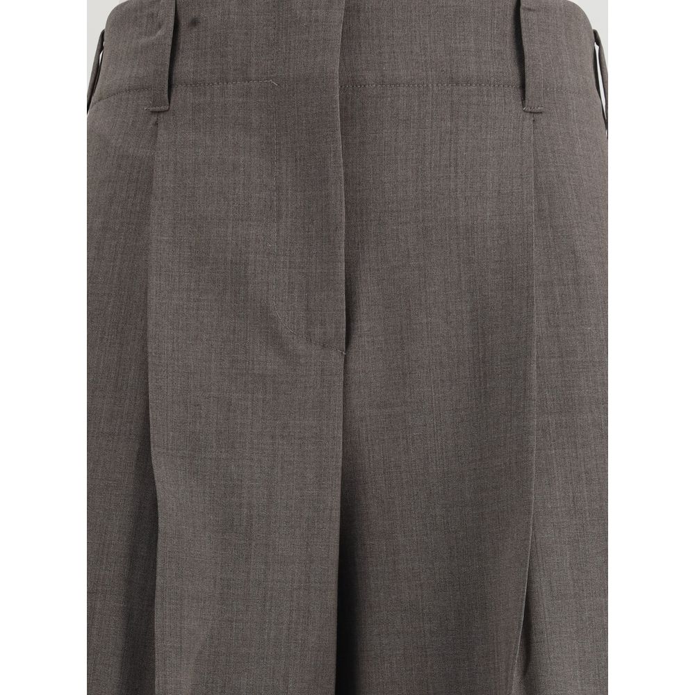 P.A.R.O.S.H. Virgin Wool Wide-Leg Pants
