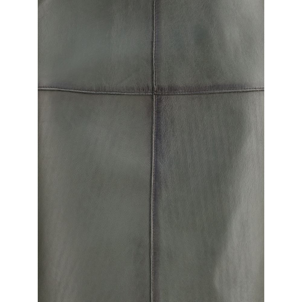 P.A.R.O.S.H. Leather Pencil Skirt