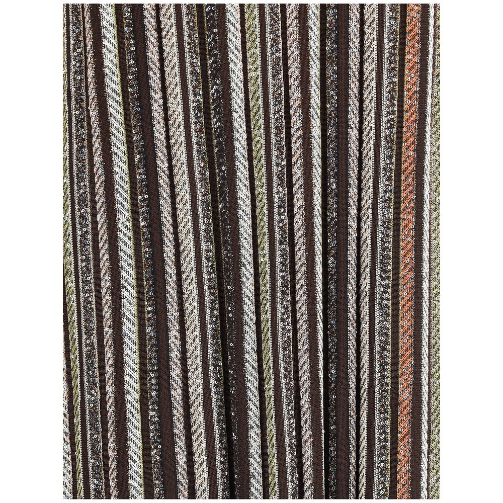 Missoni Striped Long Dress with Sequins