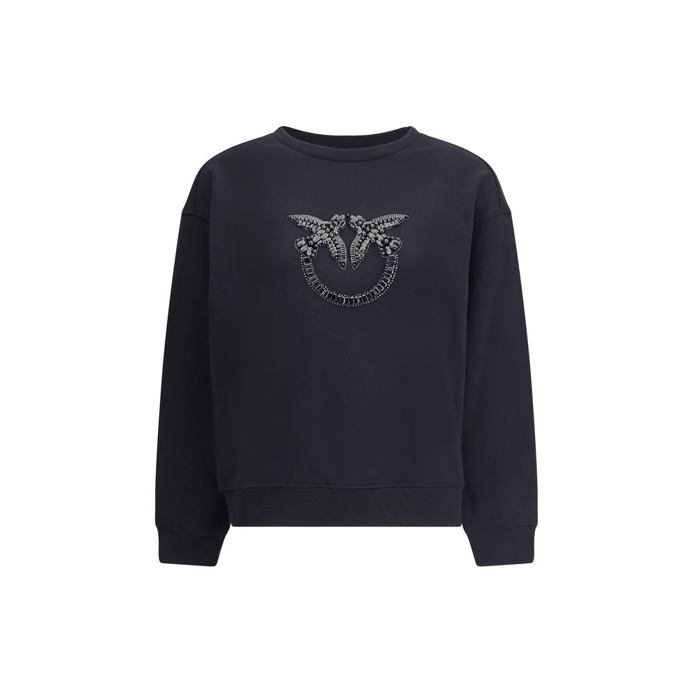 PINKO Embroidered Logo Sweatshirt: Where Comfort Meets Elegance