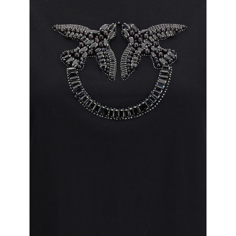 PINKO Embroidered Logo T-Shirt