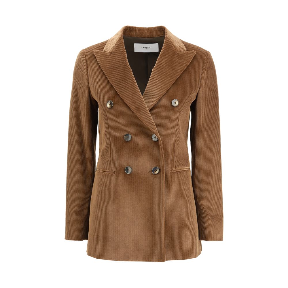 Lardini Double-breasted Corduroy Blazer