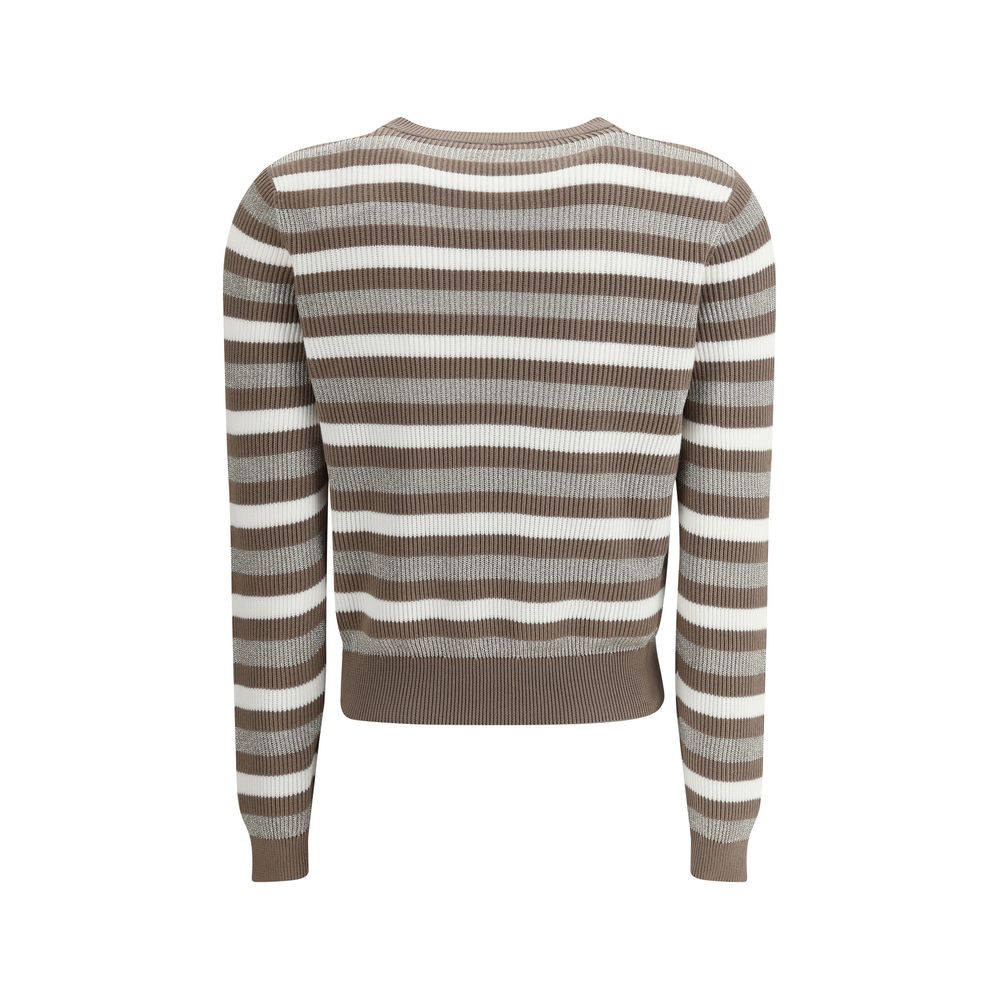 Brunello Cucinelli Sparkling Striped Sweater