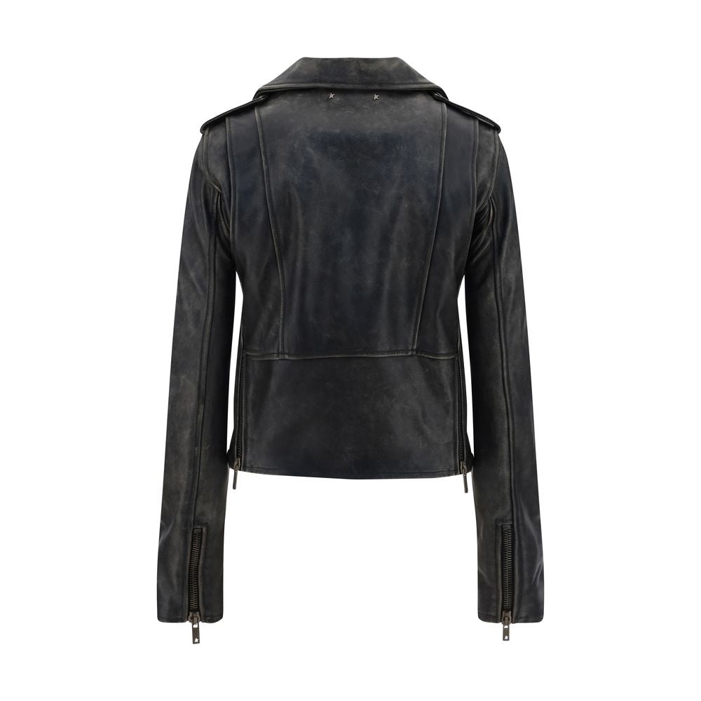 Golden Goose Calfskin Leather Jacket